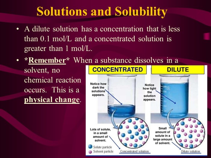 Solutes and solvents quick check