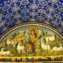 Christ as good shepherd from galla placidia