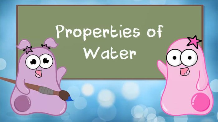 Amoeba sisters properties of water answer key