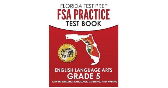 Florida test prep workbook answers reading test bank 1